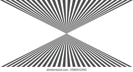 Flat design optical illusion background. Dark lines background. Black and white striped background. EPS 10 Vector illustration