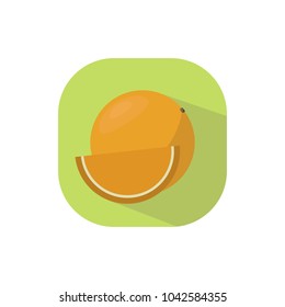 Flat design orange