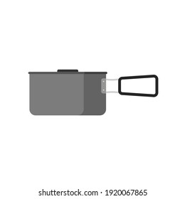 Flat design outdoor pan vector graphics