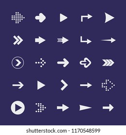 El conjunto de elementos de diseño vectorial de plantillas de diseño plano de papel es un icono.