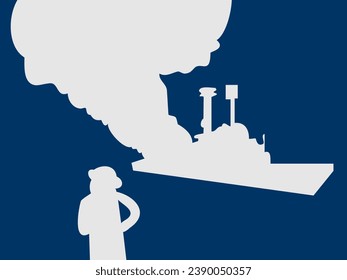 ilustración vectorial de Pearl Harbor de diseño plano