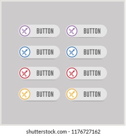 Flat design pencil icon - Free vector icon