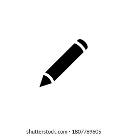 Flat design Pencil icon vector illustration