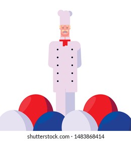flat design people for happy labor day