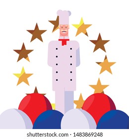 flat design people for happy labor day
