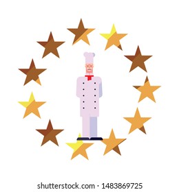 flat design people happy labor day