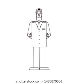 flat design people happy labor day
