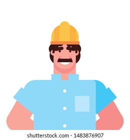 flat design people happy labor day