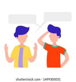 flat design people are talking