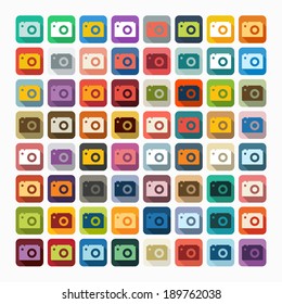Flat design: photo