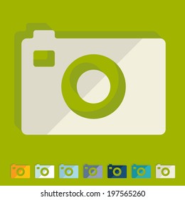 Flat design: photo