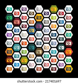 Flat design: photo