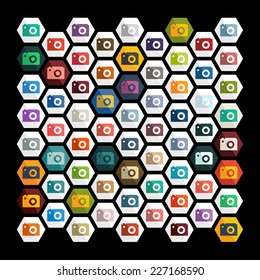 Flat design: photo