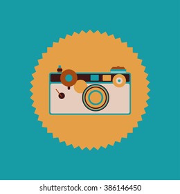 Flache Design-Fotokamera.