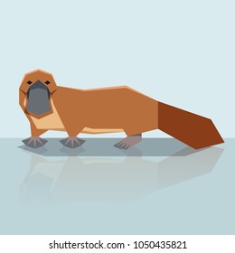 Flat design Platypus