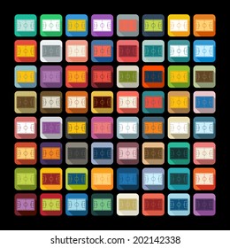Flat design: playing field