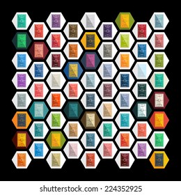 Flat design: playing field