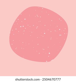 Flat design polka dot background design.