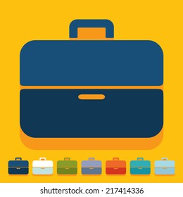 Flat design: portfolio