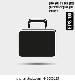 Flat design portfolio icon