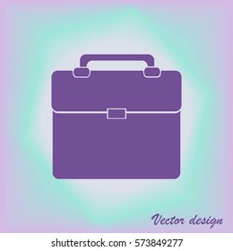 Flat design portfolio icon