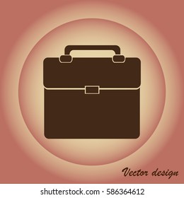 Flat design portfolio icon