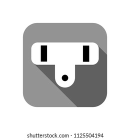 Flat design Power socket type B