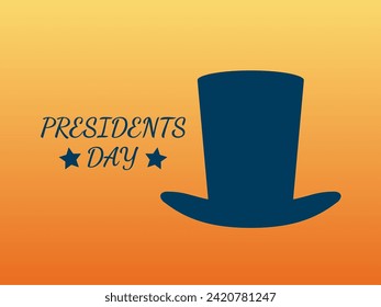 flat design Presidents Day vector illustration