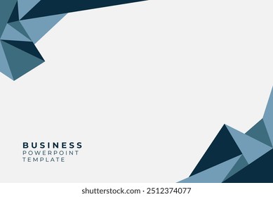 flat design professional business presentation template