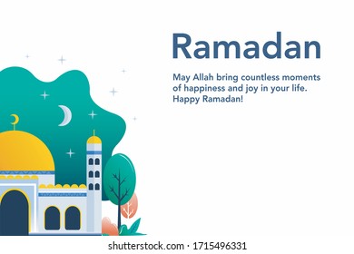 FLAT DESIGN RAMADAN CELEBRATION, RAMADAN BACKGROUND