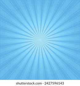 Flat design red comic style background. Pop art comic background lightning blast halftone dots. Pop comics book cartoon magazine cover. Cartoon funny retro pattern strip mock up.