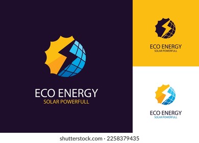 Logo-Vorlage für erneuerbare Energien