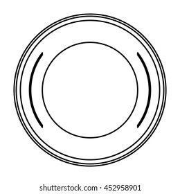 flat design round badge icon vector illustration
