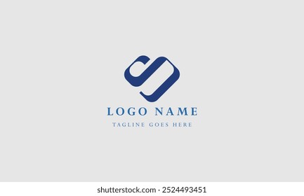 Flat design s logo template illustration