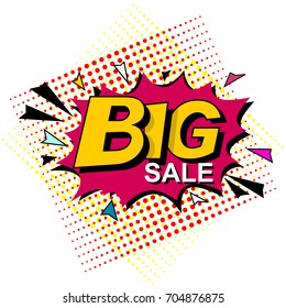 Flat design sale stickers. Vector