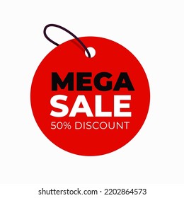 vector de venta de diseño plano