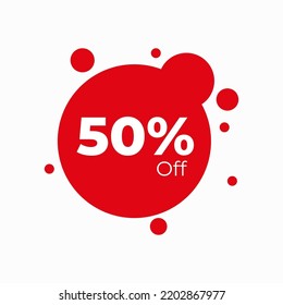 vector de venta de diseño plano