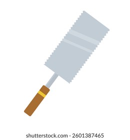 Flat design saw icon. Vector.