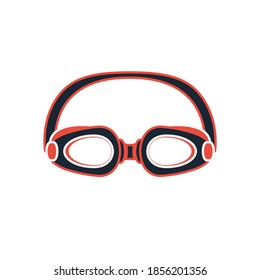 Flat Design Scuba diving icon logo. Vector Flat illustration
