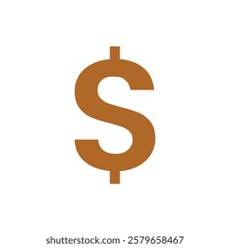 Flat design set of US dollar currency symbol, financial icons, economy, banknotes, coin, currency exchange vector.