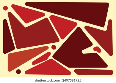 Flat Design Shape Abstract Background