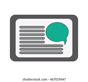 flat design single webpage icon vector illustration