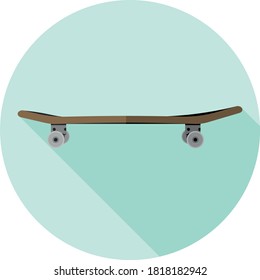 Flat design Skateboard. Vector illustration