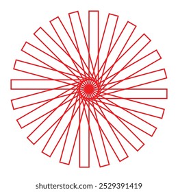 Plano de design espiral círculo plano de fundo Círculo com polka ponto padrão Forma redonda com pontos brancos no plano de fundo preto Figura concêntrica