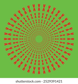 Plano de design espiral círculo plano de fundo Círculo com polka ponto padrão Forma redonda com pontos brancos no plano de fundo preto Figura concêntrica