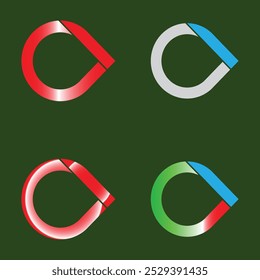 Flat design spiral circle background Circle with polka dot pattern Round shape with white points on black background Concentric figure