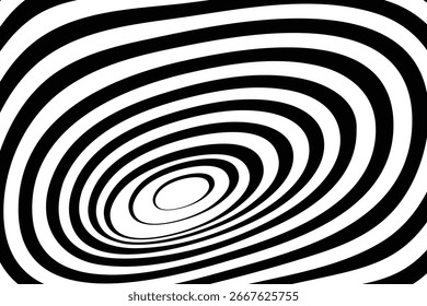Flat design spiral circle background