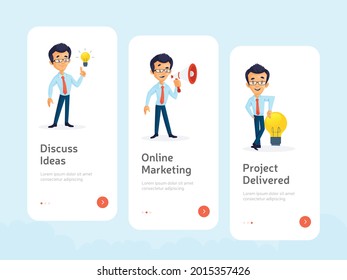 	
Diseño Plano De Pantalla Splash Para Aplicaciones Móviles.