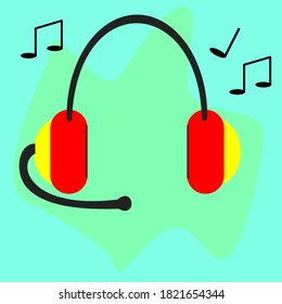 Flachdesign des drahtlosen Stereo-Kopfhörers
