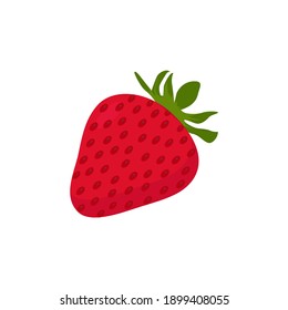 Flat design strawberry vector graphics